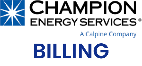 Champion Energy Services billing